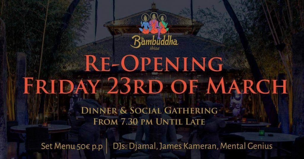bambuddha ibiza opening 2018